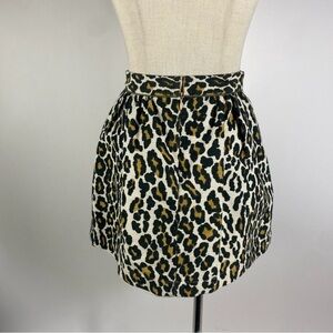 Sea New York Leopard Print Mini Skirt sz 2